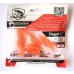 Приманка силиконовая на хищника, Taipan Maggot, 1,7 дюйма, 20шт/уп, цвет №09 Orange